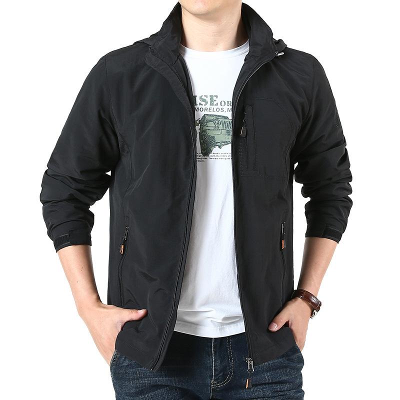 Men's Outdoor Jacket Men's Casual Windproof Waterproof Breathable Mountaineering Jacket