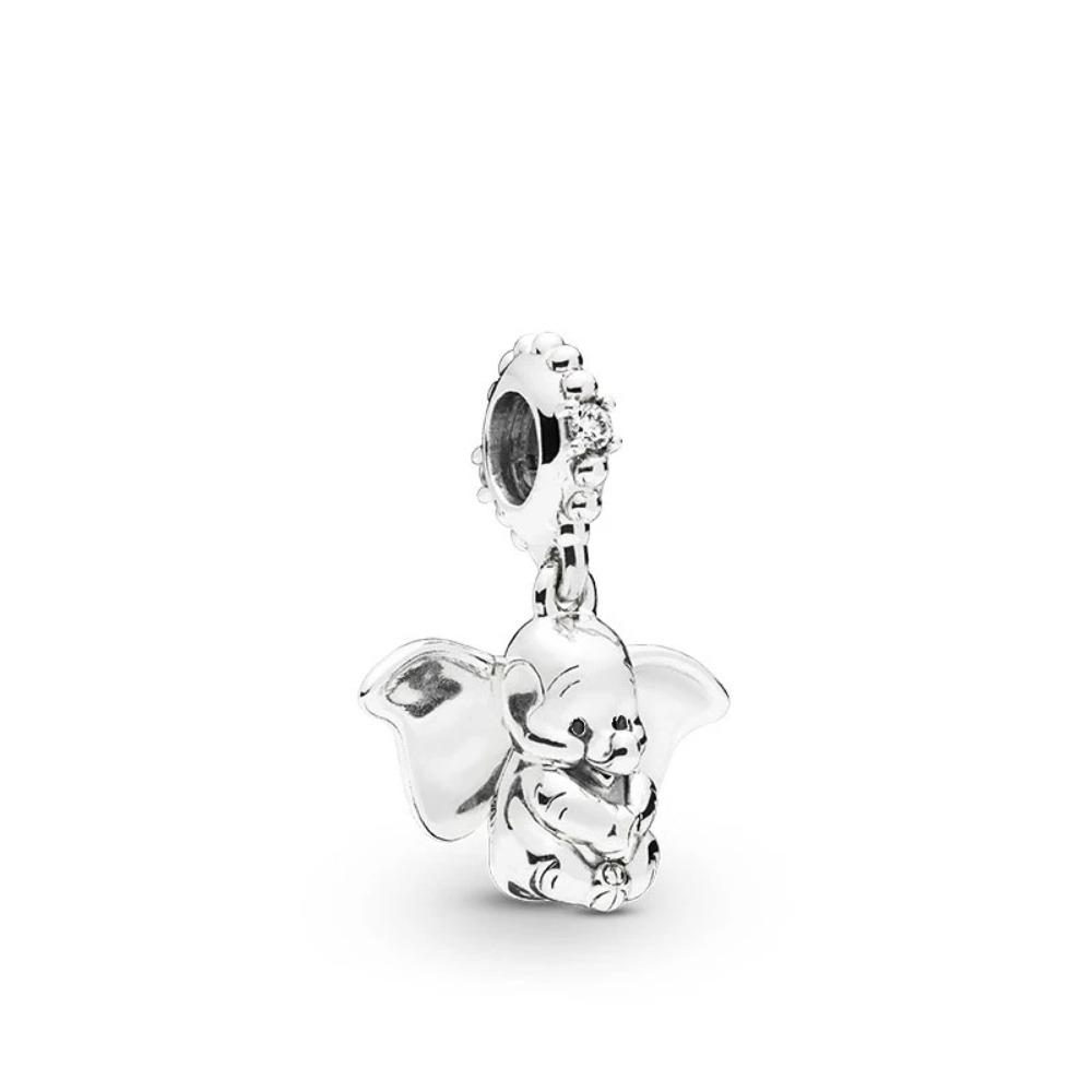 New 925 Silver Miniso  Mouse Castle Hat Princess Pendant For Bracelet DIY Exquisite Jewelry