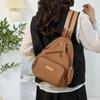Multifunctional Lightweight Chest Bag Women's Large Capacity Shoulder Bag Commuter Backpack
