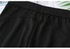 2026 Spring Plus Size High Waist Micro Flare Pants for Women - Slimming Casual Long Black Pants