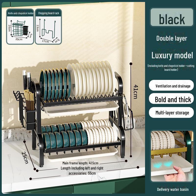 Многофункциональная полка для хранения посуды на кухонной мойке 3098₽