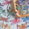 30 Stück Lebhafte Libellen Graffiti Aufkleber Selbstklebend mit Funkelndem Laser-Effekt Irisierende Vinyl-Abziehbilder für Scrapbooking, Journaling & DIY-Bastelarbeiten