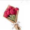Crochet Tulip Flower Bouquet Gift Handmade Knitted Tulips Valentine’s Day Mother’s Day Anniversary Birthday Home Decor Present