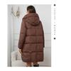 2025 Téli Női Kapucnis Parka, Középhosszú Karcsúsított Hőszigetelt Pamut Kabát Pehely Töltettel, Meleg Párnázott Téli Kabát Hideg Időre