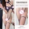 3 PCS Sexy Bodysuits + Stockings Erotic Lingerie + Neck RingBundle Set Crotchless Teddy Sex Toys for Woman Porn Sexy Underwear