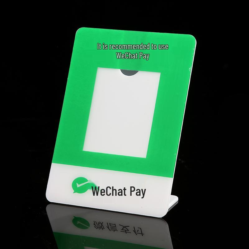Segnaletica da Tavolo con Codice QR Alipay: Display ad Alta Definizione per una Facile Raccolta dei Pagamenti