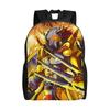 Digital Monster Backpack Ita Bag  Mochila Casual Office Work Retro Washable Rucksack