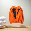 Trendy Cotton Sweatshirt For Men Casual Loose Fit Long Sleeve Crewneck Top