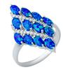 Silver Ring with Opal 1.66ct, Cubic Zirconias, Item Weight 3.81 Gr (1948392)