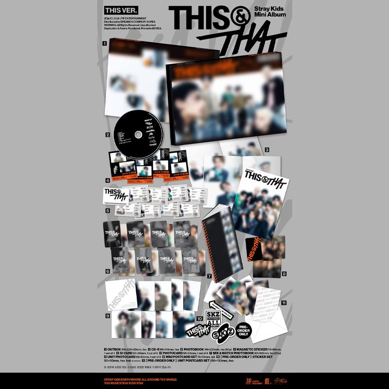[PRE ORDER] Stray Kids – THIS & THAT (THIS Ver. / THAT Ver.)