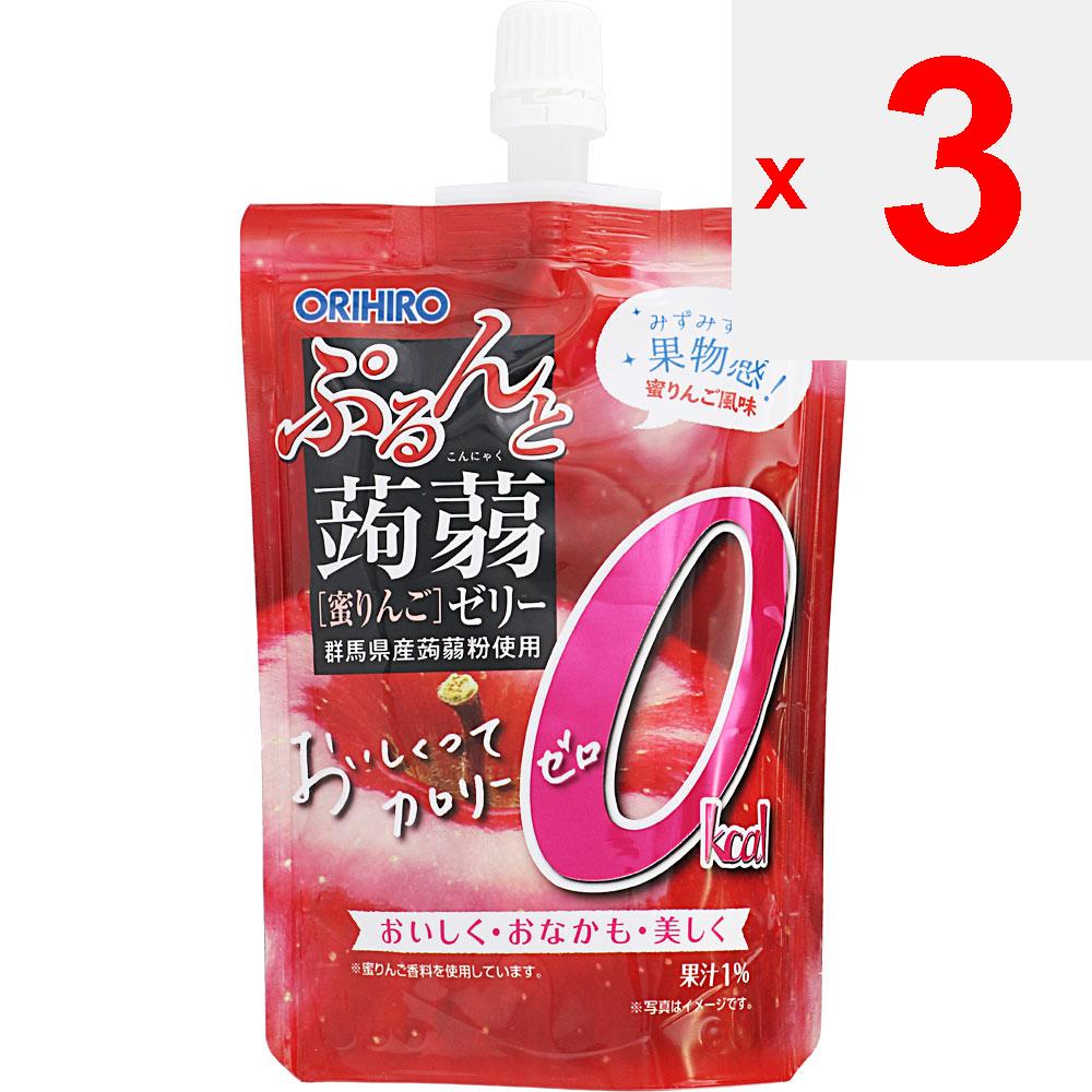 Orihiro Prandu Purunto Konnyaku Jelly Plunto Konnyaku Serie Standing Calorie Zero - Honey Apple 130g Other (check Locks, Tongue Cleaners, Etc.) Jellie