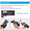 Battery Tester,Household Battery Tester,Universal Battery Tester,for AA AA C D 9V 1.5V Button Cell Batteries