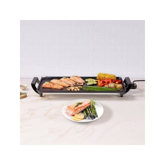 Płyta grillowa elektryczna - UFESA - Indiana 2550 XL - 2500 W - Powierzchnia 58 x 33 cm - Szybkie gotowanie