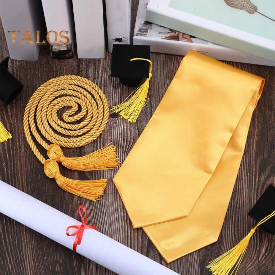 1 Set Academic Uniform Includes Hat Shawl Honour Rope V-Neck Bat-Sleeved Robe 2025 Graduation Cap And Gown Set for Memorable Graduation Events