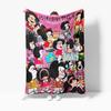 Cartoon M-Mafalda Anime Blanket Soft for Travel Sofa Office Air Conditioning Soft Leisure couple Gift