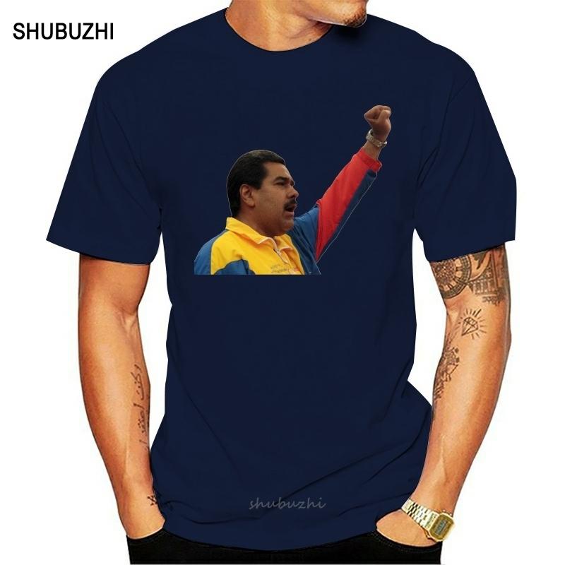 Nicolas Maduro Venezuela Chavez Bolivar Socialism Mens Funny TShirt Fitness Clothing Tshirt Homme Humour Tshirts Custom S