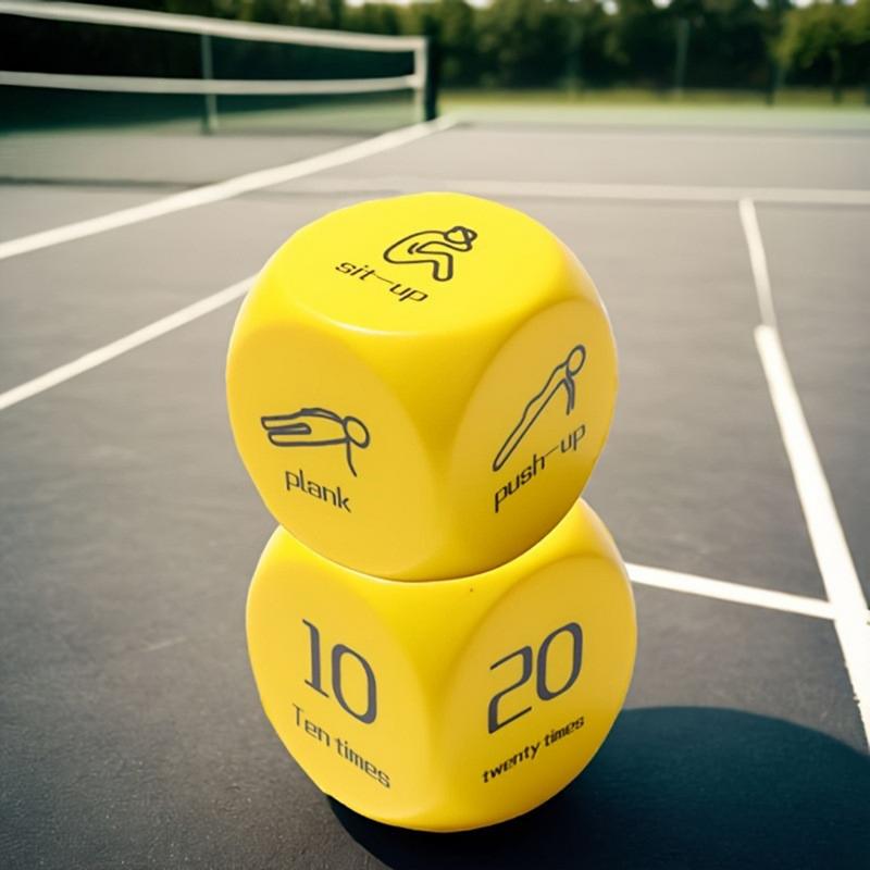 Fitness Tränings Tärningar Rolig Träning 6-sidig Tärning Tydlig Text Motiverande Tillbehör För Gym Hem Utomhus Sovsal