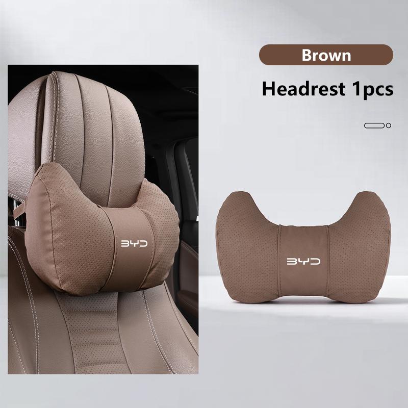 For BYD DOLPHIN ATTO2 ATTO3 SEAL U 6 SEALION 7 2025 Car Headrest Lumbar Rest Cushion Neck Support Neck Pillow Car Accessories