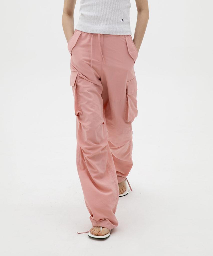Leuba Comfort String Cargo Pants - Dusty Pink