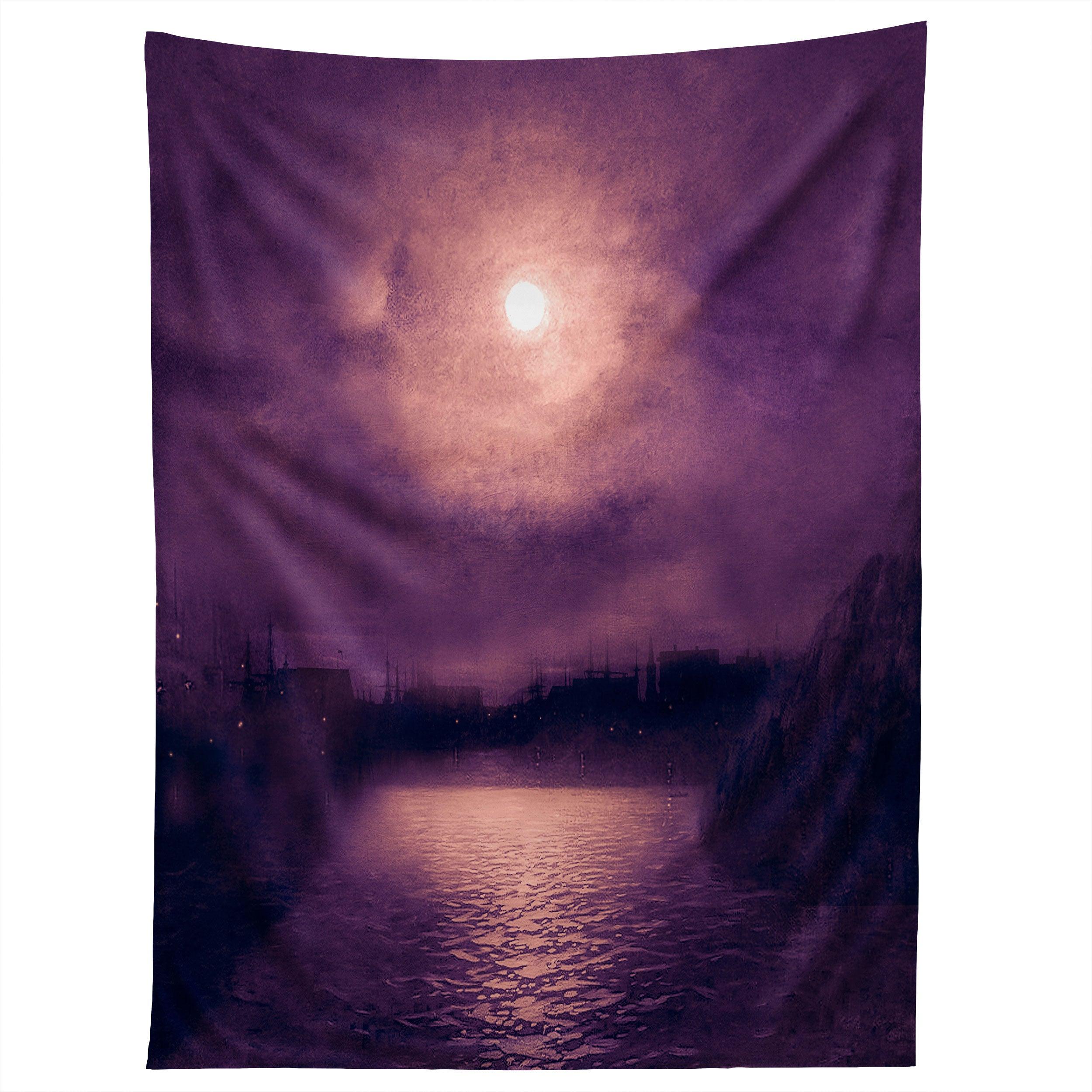 PURPLE SUNSET tapestry 75x100