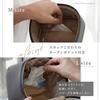 atRise Stand-Up Vanity Pouch Cosmetic Large Capacity Self-Standing Divider Pockets Neatly Stores Bottles Brushes Adult Colors Nylon PU Skincare Travel