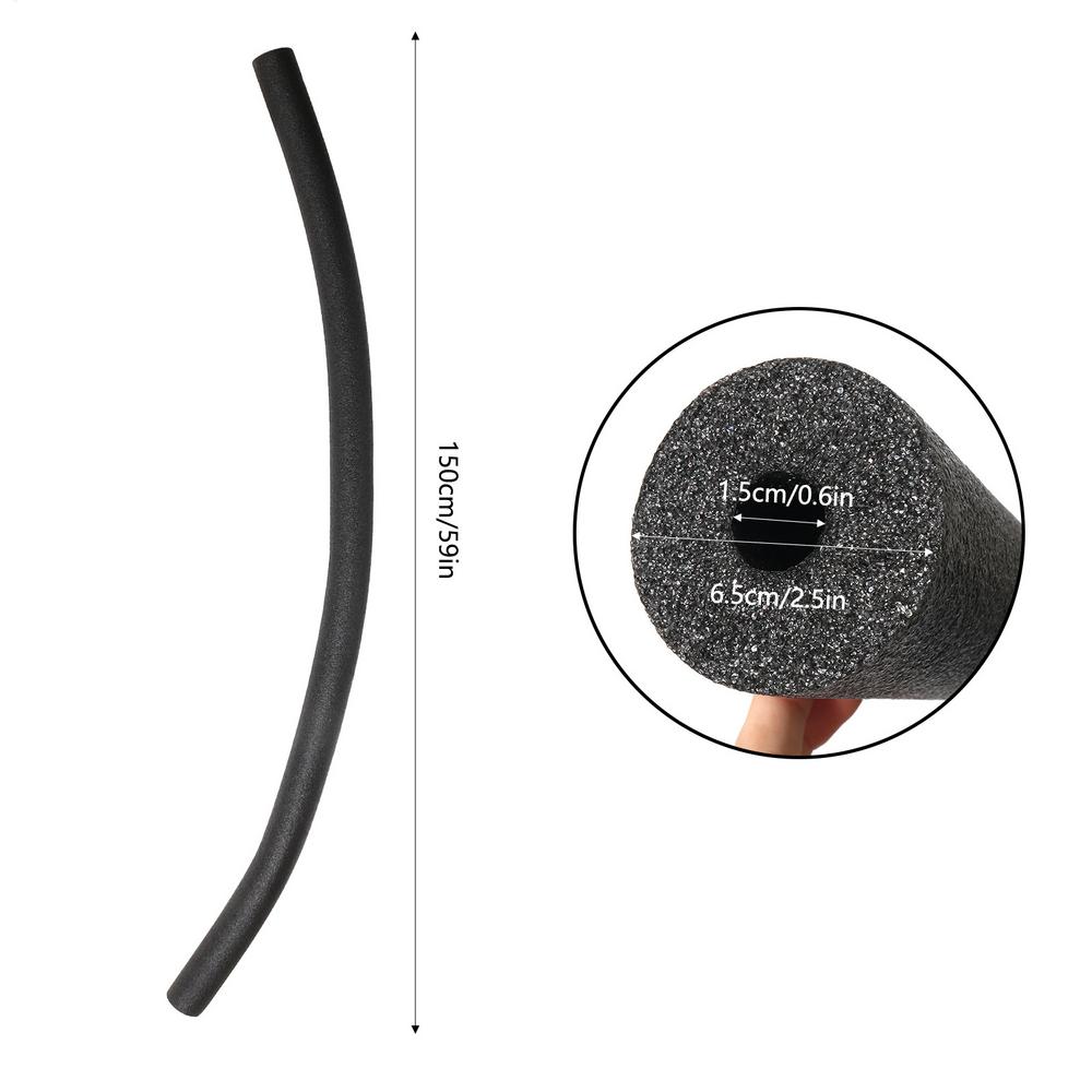 

Pool Noodle Soft Swimming Noodles Pool Toy Training Device Water Sports Exercise Aid Buoyancy Stick for Kids Adults чёрный