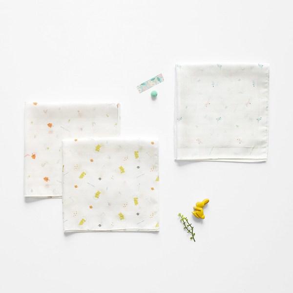 Mom's Nature Baby Bamboo Bamboo Design Gadget Handkerchief 5p, korean baby products