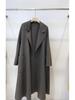 M Family Water Ripple High-End Women's Double-Sided Cashmere Coat