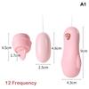 Vibratore a Doppio Salto Uovo Pallottola Vibrante Stimolatore Clitorideo Punto G Succhiante Vibratore Clitoride Vagina Femminile Masturbazione Giocattoli Sessuali