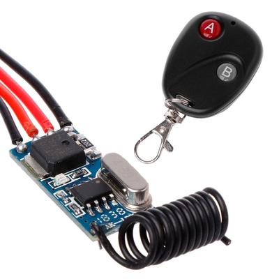 Relé Bezdrôtový spínač Diaľkové ovládanie DC3V 3,7V 5V 6V 7V 9V 12V LED lampa Mini Power