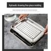Langxi Stainless Steel Double-Layer Tea Tray