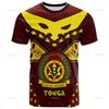 Harajuku Summer 3D The Kingdom Of Tonga Printing T Shirt Oceania Tonga National Day Graphic T-shirts Fashion Mens Clothing Tees