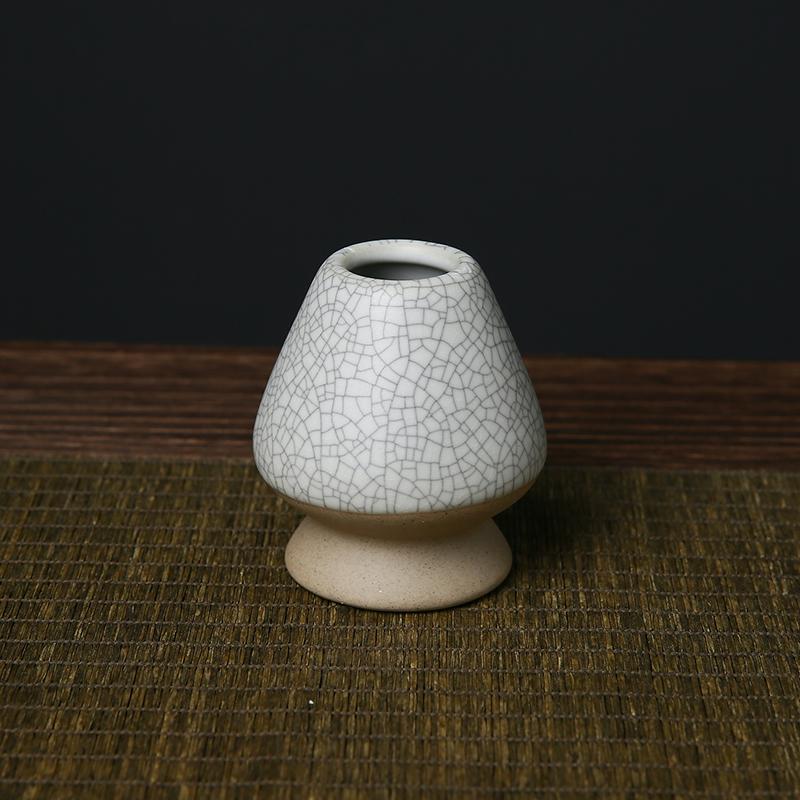 Matcha Tea Whisk Holder Ceramic Holder for Bamboo Matcha Chasen Fit for Matcha Chasen Tea Set Accessories