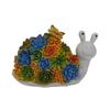 Solar Topf Rind Schmetterling Ornament Statue Harz Handwerk