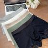 1PC Underpants Breathable Ice Silk Fashion Lace Jacquard Quick Dry Men Boxer Briefs Shorts Boxers