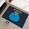 Slime Morimori Dragon Quest Floor Mat Eco Flannel Doormat Non-Slip Odorless Indoor Soft Short Plush Floor Rug