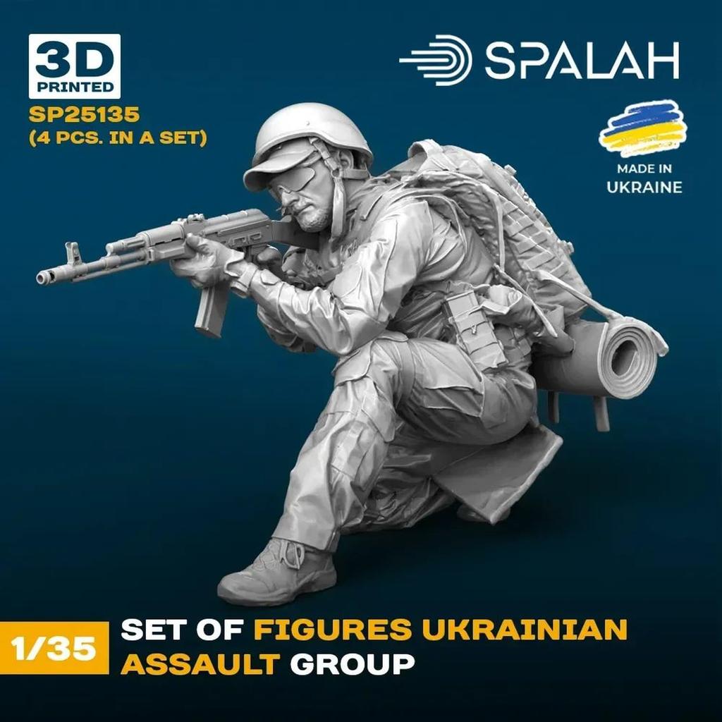 Sparach Ukrainian Assault Troops Set Resin Kit SPU25135 1/35 (person)