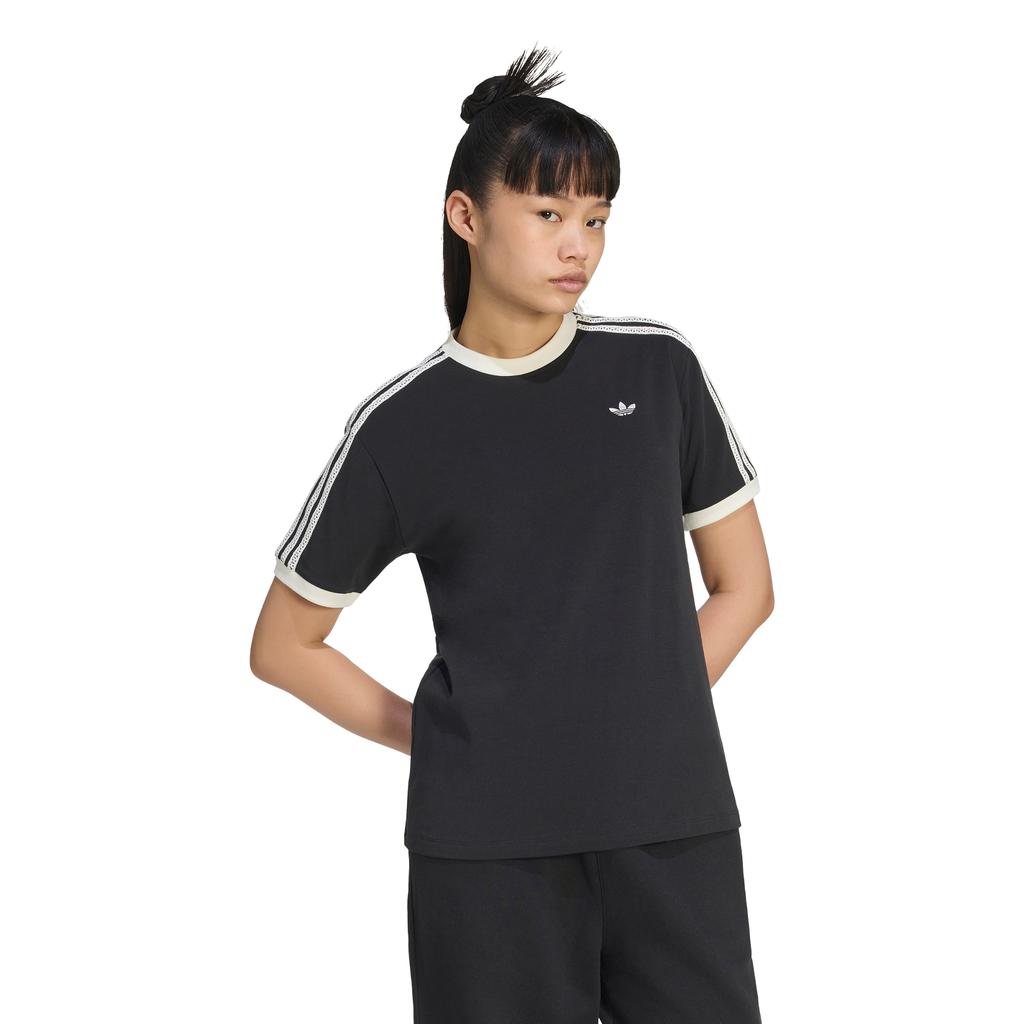 ADIDAS Summer Glow Advanced 3-Stripe Tee - Black / Ky8127