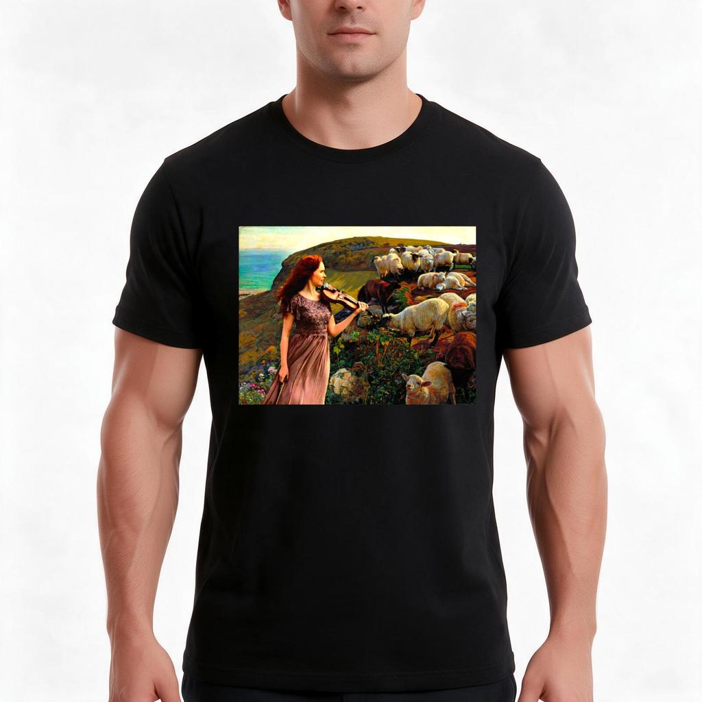 Where Sheep May Safely Graze Tshirt Summer Casual Cotton Tee Oversized Streetwear Tops Vintage Graphic Print 100 Cotton