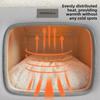 Winter Heated Cat House Semi-Enclosed Warm Kitten Bed Electric Heating Pet Pad for Dogs Plush Deluxe Heated Shelter for Cats