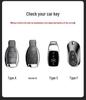 Mercedes Key Case Suede Shell for E300l/E260/C260l/GLC300L 2025 Model - Men's Edition, Three Colors