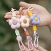 Flower-Shaped Hat Clip with Carabiner Portable Travel Cap Holder for Bags Backpacks Anti-Loss Accessory for Beach Hiking Daily Use Cute Keychain Bag
