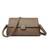 Bolsa Mensageiro Simples Feminina, Bolsa Transversal Casual, Bolsa de Ombro da Moda, Bolsa de Mão em Couro PU Macio, Adequada para Uso Diário e Compras