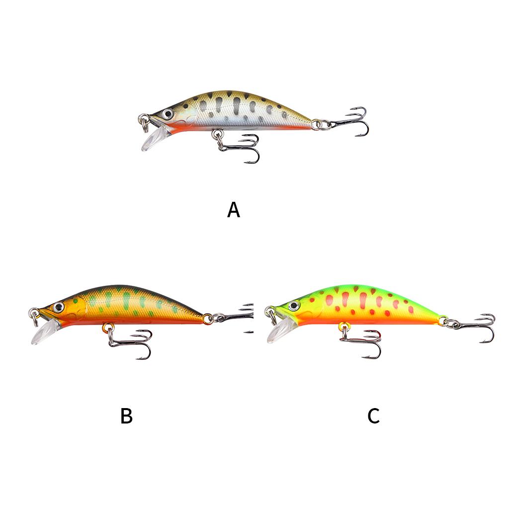 Fake Lure Artificial Bait Colorful Fine Workmanship Fish Hook Sinking Spinner Craftsmanship ABS Firmness Stability