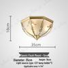 European All-Copper Ceiling Light for Bedroom, Living Room, Foyer, Balcony, or Aisle - Simple, Warm, and Romantic Design