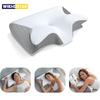 1pc Memory Foam Cervical Pillow, 2 In 1 Ergonomic Contour Orthopedic Pillow for Neck Pain, Contoured Support Pillows,Neck Pillow