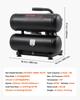 VEVOR Air Compressor, 4.6 Gallon Steel Tank, 1HP 2.0 CFM@90 PSI Oil Free Air Compressor & Max. 120PSI Pressure