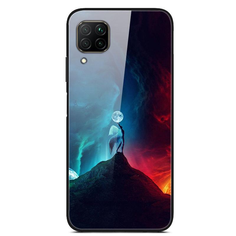Luxury Cover Case for Samsung Galaxy A12 Tempered Glass Cover for Samsung A12 Phone Case for Samsung M32 M33 5G New Coque Bumper