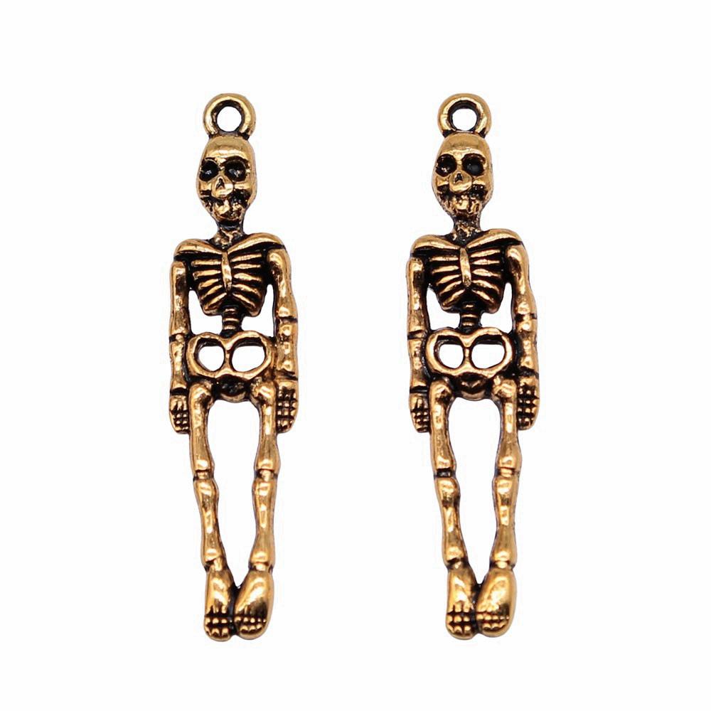 Halloween Pranks Charms Multi Color Alloy Pendants For Halloween Gothic Jewelry Accessories