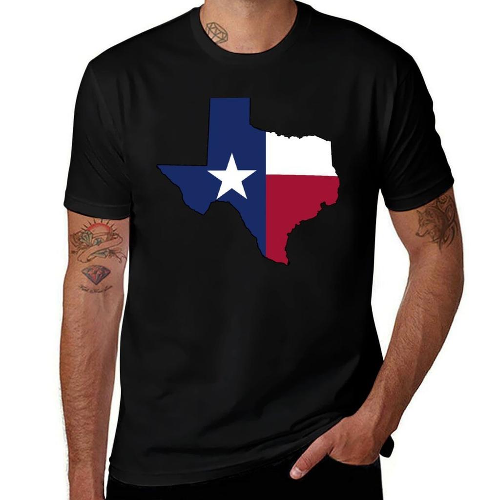 Texas Flag On the Greatest State In America Texas TShirt T Shirts Cotton 100 Graphic T Shirts for Man TShirt